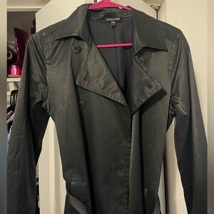 Eileen Fisher Charcoal Trench Coat